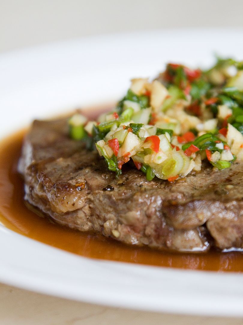 Food Makes Me Happy Grilled Steak wtih Punchy Asian Sauce